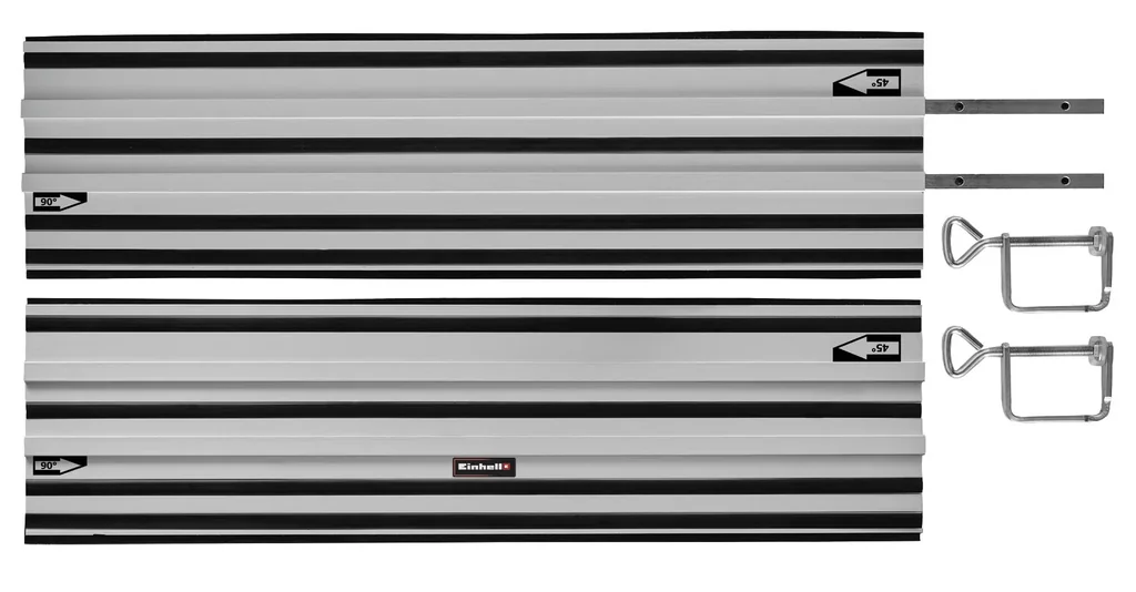 Guide rail aluminum 2 x 1000mm for hand-held circular saw