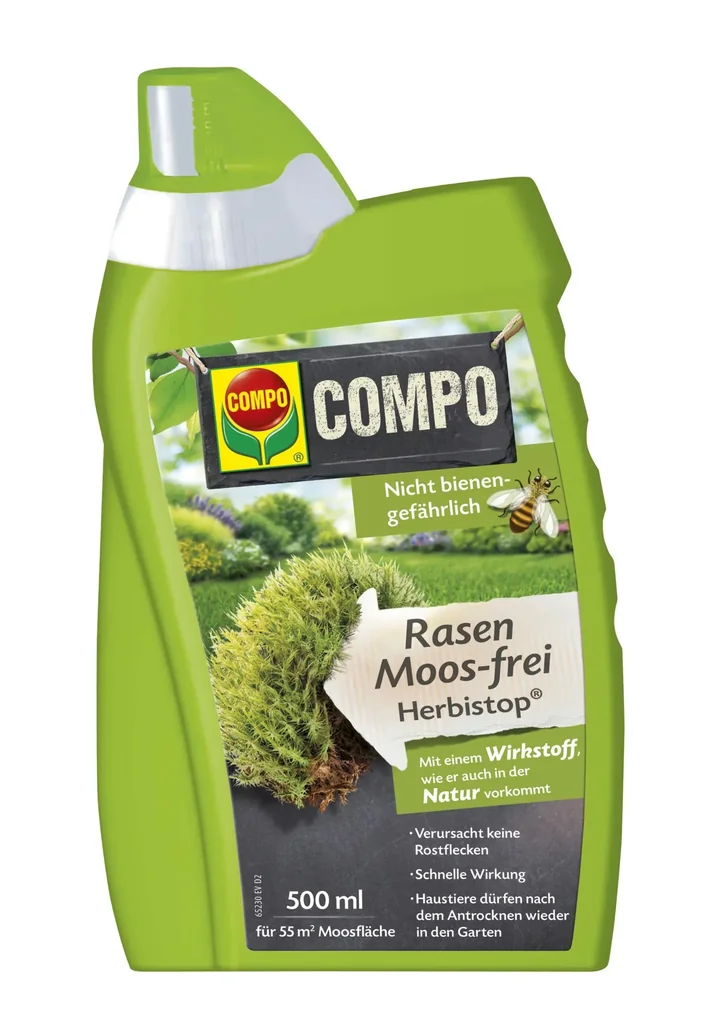 Organic Lawn Moss-Free Herbistop, 500 ml