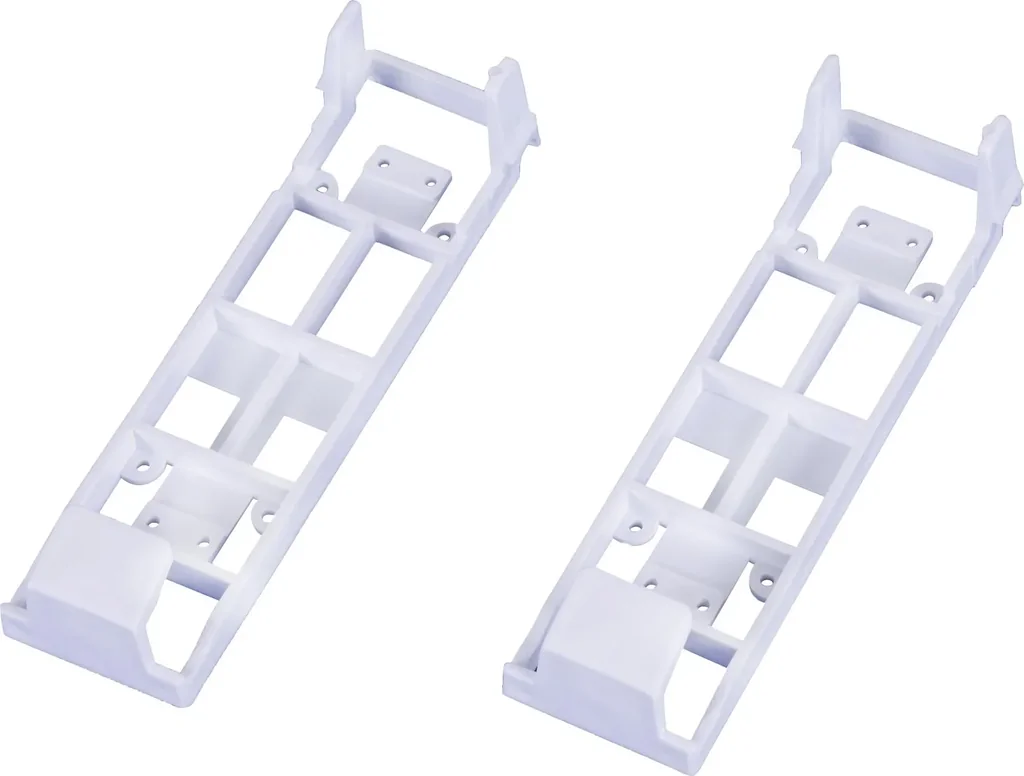 Wheel chock holder set, 2 pieces, screw-on