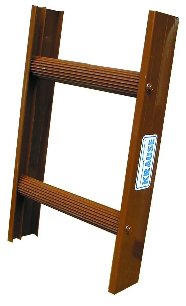Chimney sweep ladder, aluminum, brown, 10 rungs, W 33 cm, L 280 cm