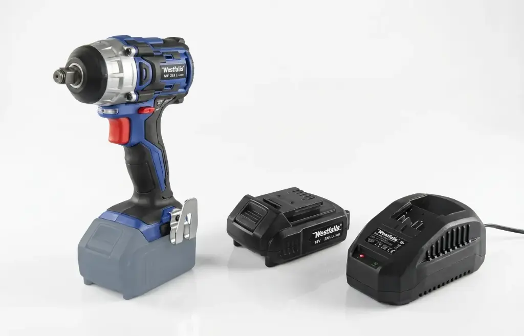 Impact wrench 18 V Li-ion ASS18BL-4K + battery 18 V Li-Ion 2.0 Ah and charger