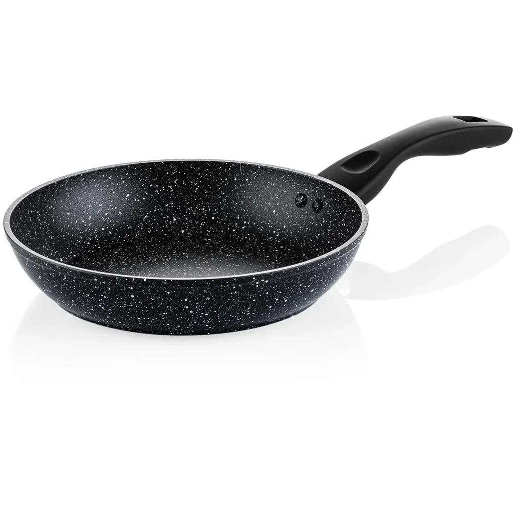 Black marble frying pan (24 cm)
