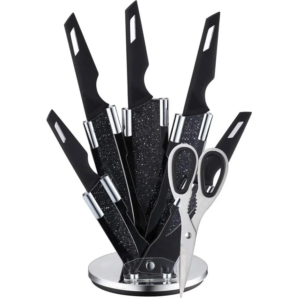 Bachmayer BM-313 7-piece knife set - Incl. block & scissors