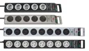 Super-Solid 5-way power strip with 13500 A surge protection, silver