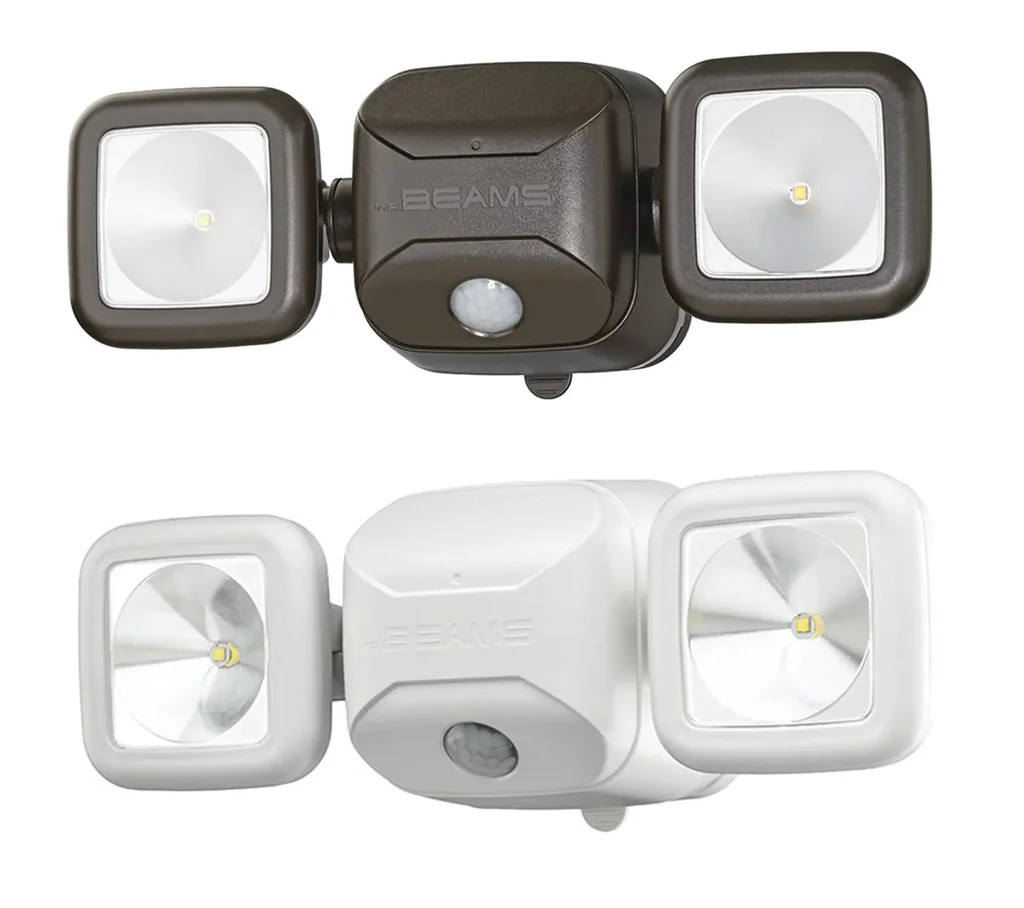 LED spotlight white with motion detector MB3000 500 lumen IP66