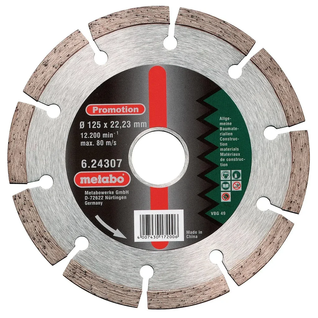 Diamond cutting disc "SP" 125 x 22.3 mm, universal, segmented