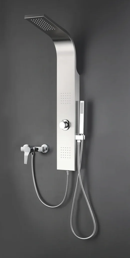 Shower fitting single-lever shower fitting made of stainless steel G 1/2 individually usable
