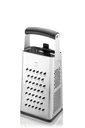 V-CUT square grater with 3-way adjustable planer, stainless steel