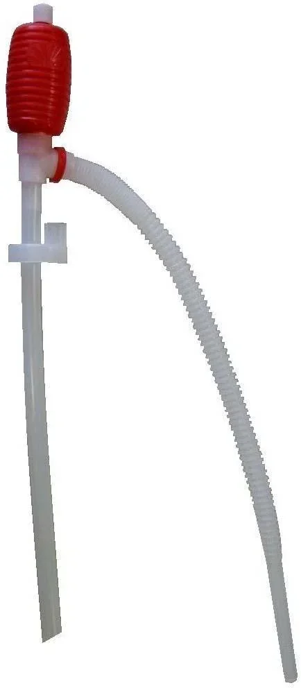 Hand pump for sucking in and transferring water, diesel, etc.