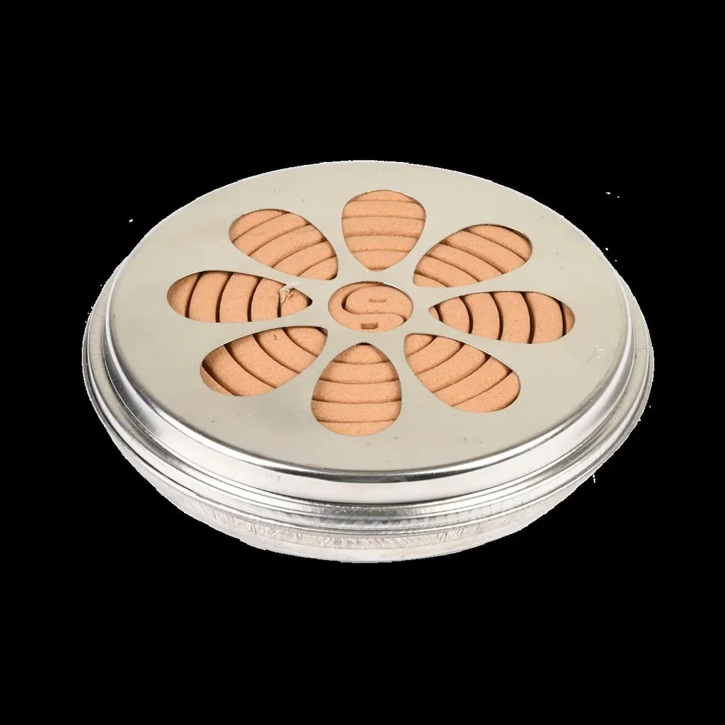 Citronella Spirals in Zinc Brenner