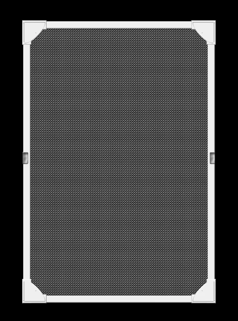 Fly screen for roof windows with magnetic frame, white, 80 x 140 cm