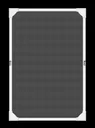 Fly screen for roof windows with magnetic frame, white, 80 x 140 cm
