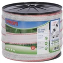 Professional fence tape 40 mm, 11 x 0.30 Tric, 200 m, white/red