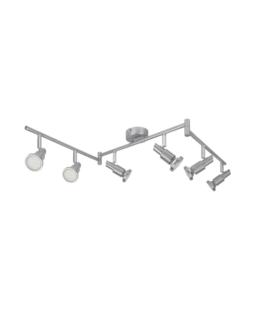 LED spot ceiling surface-mounted light GU10 6 x 3 watts, with 6 spots