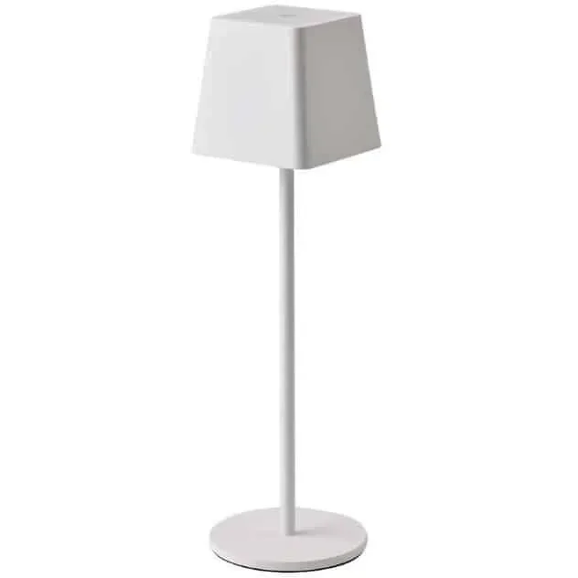 VT-7563 Table Lamp - 3000K - Dimmable by Touch - Rechargeable - White