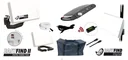 SAT flat antenna Traveller-Kit II including Full HD receiver