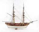 HMS Flirt kit in 1:64 scale