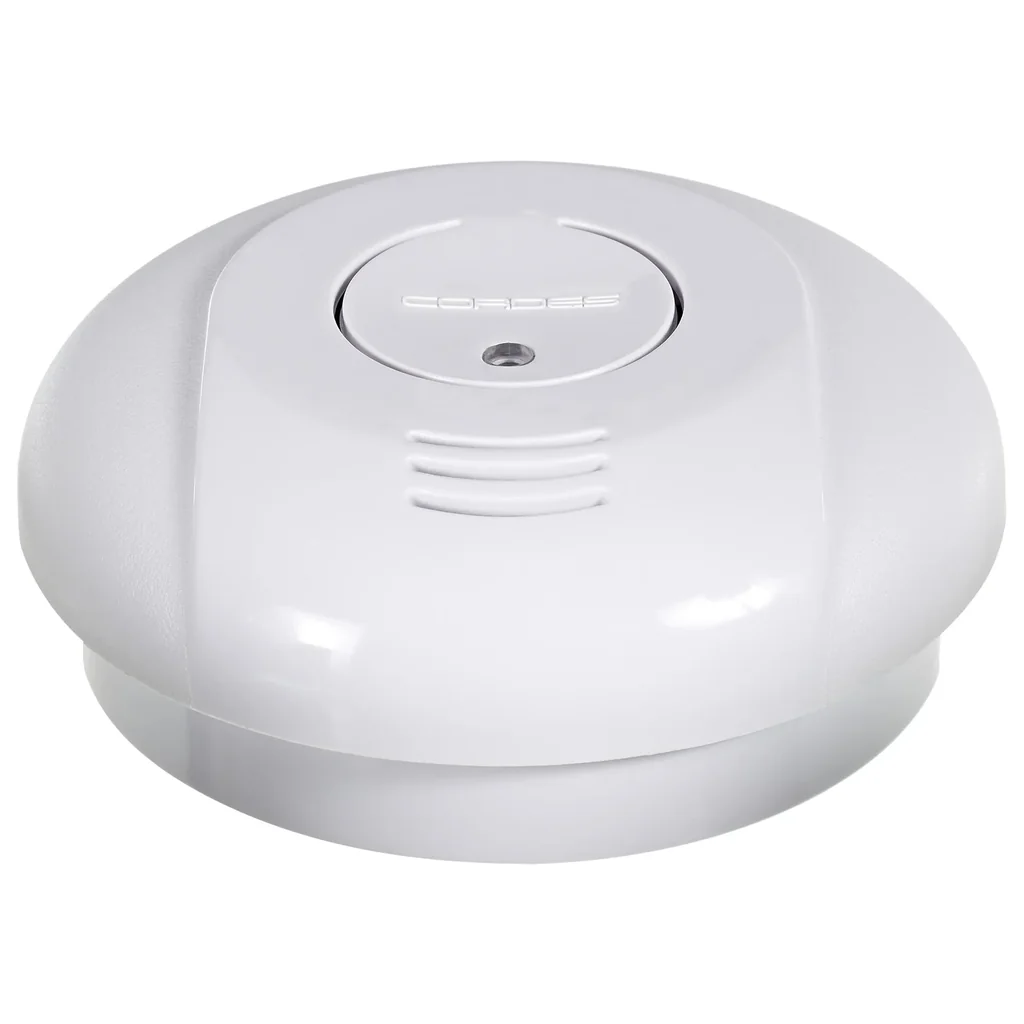 10-year smoke alarm with VDS approval and magnetic mounting in a value set