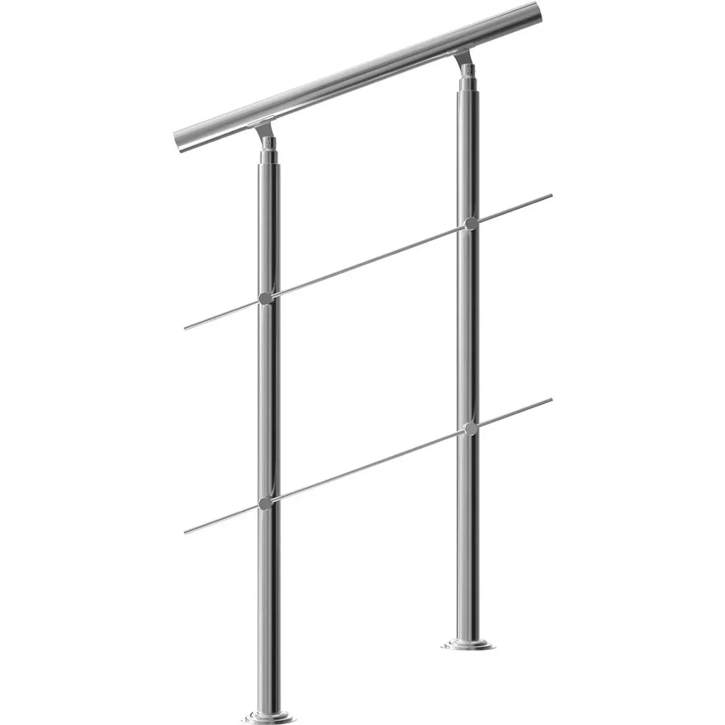 Handrail stainless steel 80cm 2 struts