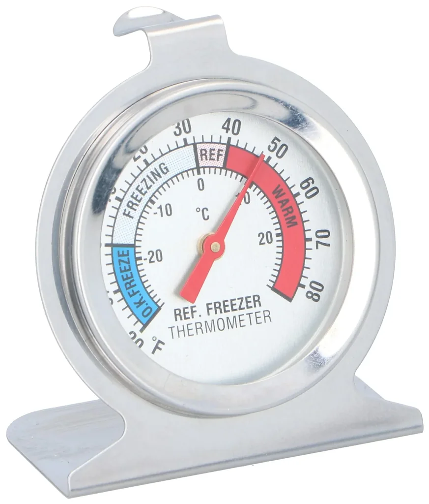 Refrigerator and freezer thermometers
