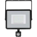 VT-50-S-Z LED floodlight with sensor - 50 W - 4000 lumens - 4000K - black
