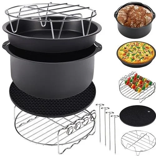 Airfryer accessories - complete set - 9 pieces