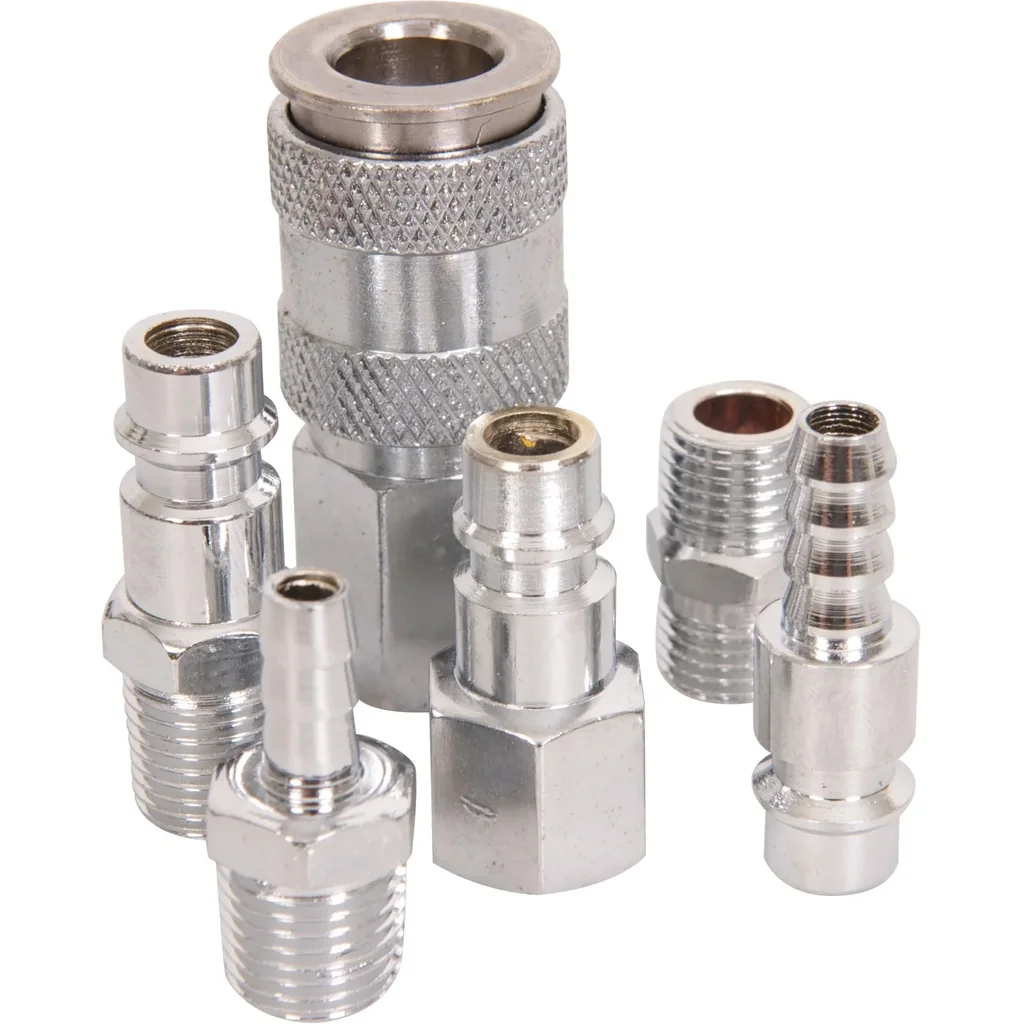 ATA1025 pneumatic coupling set, 6 pieces