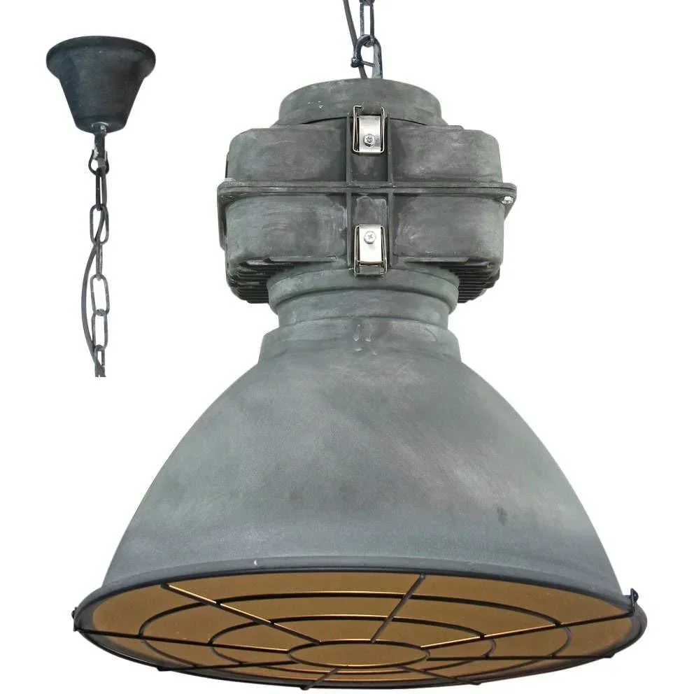 Hanging light Anouk XL with grid 93680/70 concrete 48 cm