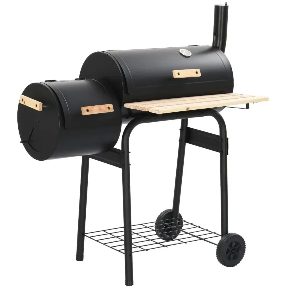 Charcoal smoke grill