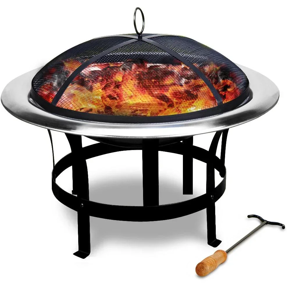 Stainless steel fire bowl Ø 75cm
