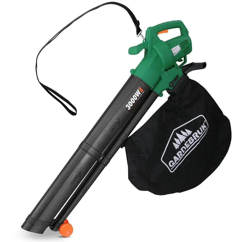 Electric leaf blower 3-in-1 - blowing, vacuuming and shredding