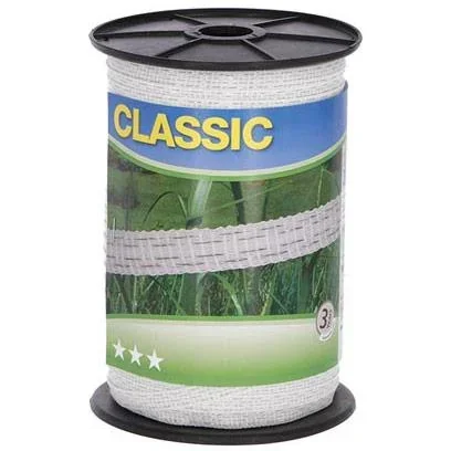 Classic barrier rope, 10M white, 2X0.20+2X0.30 stainless steel, 200M