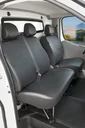Custom-fit seat covers - artificial leather for Opel Vivaro, Renault Trafic and Nissan Primastar from model year 06/2001 to 07/2014