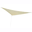 Sun sail (cream) triangle 3x3x3 m HDPE - breathable