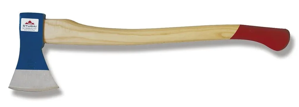 Forest axe, Rhenish form, stainless steel look, 65 cm