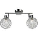 Calla ceiling light with 2 bulbs