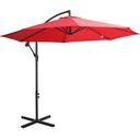 Cantilever umbrella with hand crank