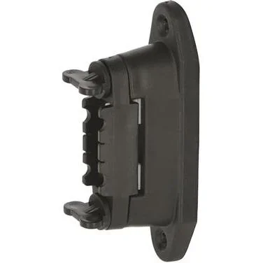 Angle distance insulator, black (6 pieces)