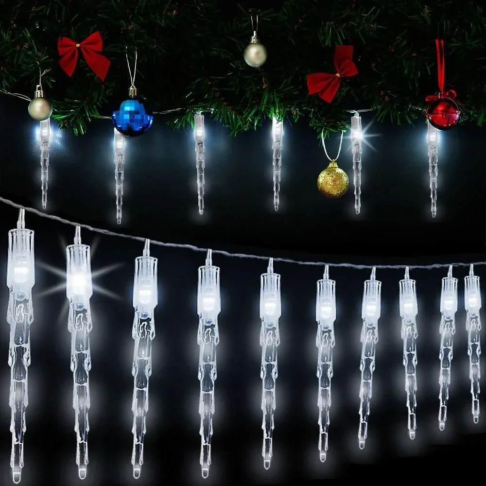 Festive lights - Christmas lights - icicle lights - indoor and outdoor including remote control