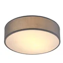 Ceiling light - grey - fabric - Ø38cm