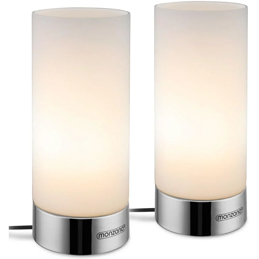 Table lamp set of 2 Golau white