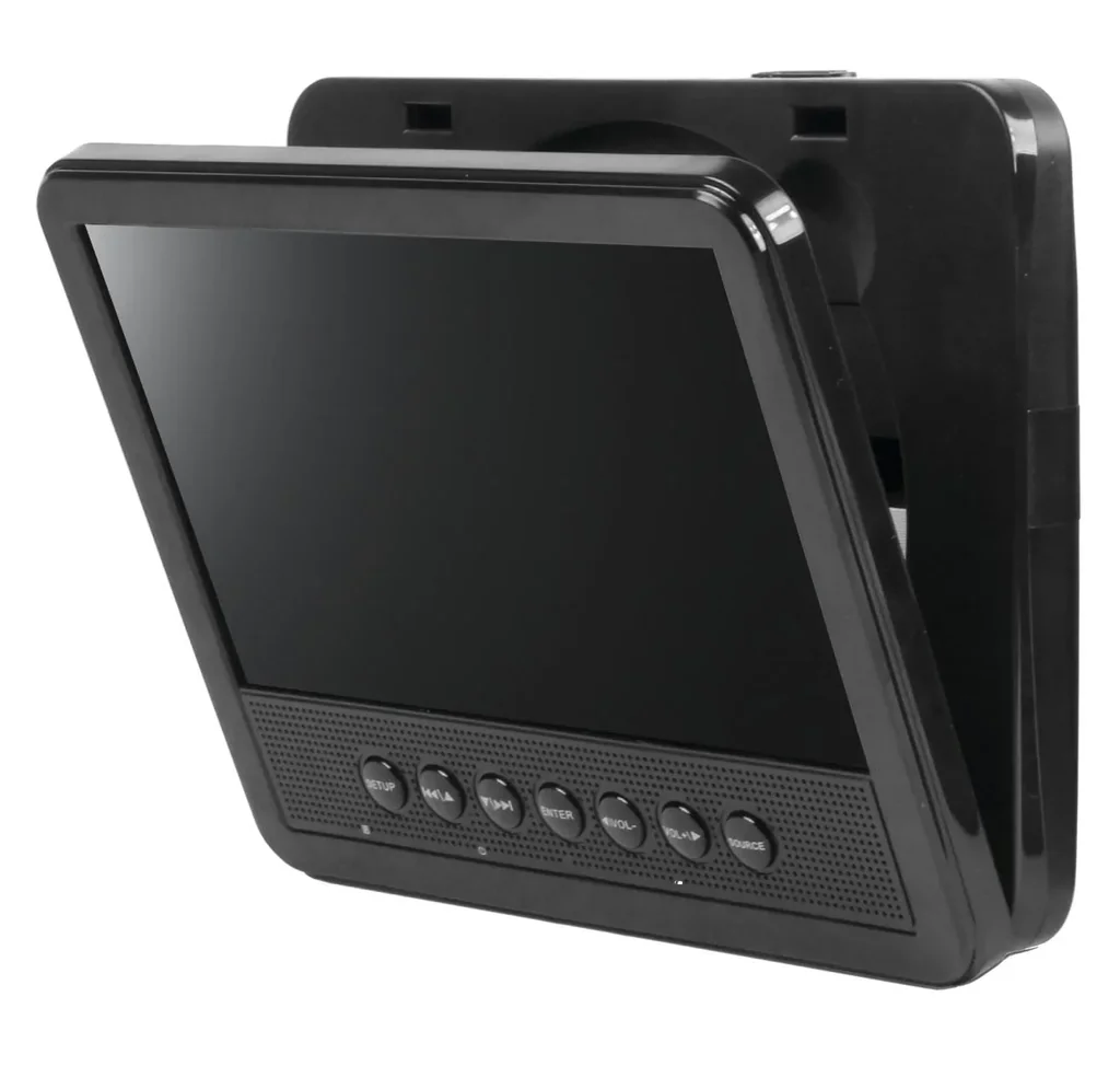 Portable DVD player with 7" LCD screen + second screen