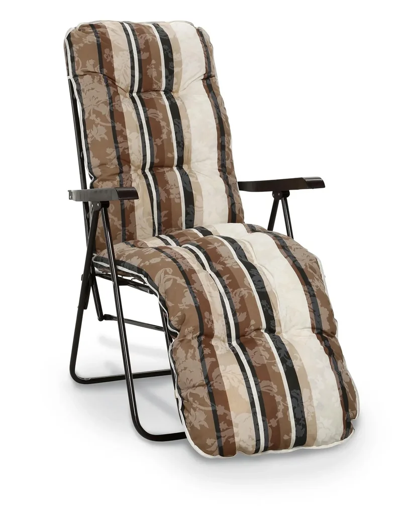 Relaxing lounger "Sylt" - brown