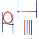 Dog Agility Slalom Exercise Jumping Ring Training Tire Hurdle Set