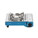 Camp'Bistro DLX camping stove with piezo ignition and overheat protection, stainless steel insert, including carrying case