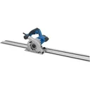 Mitre saw with guide rail 1050 W - Ø 110 mm - linear saw / circular saw + tilt function