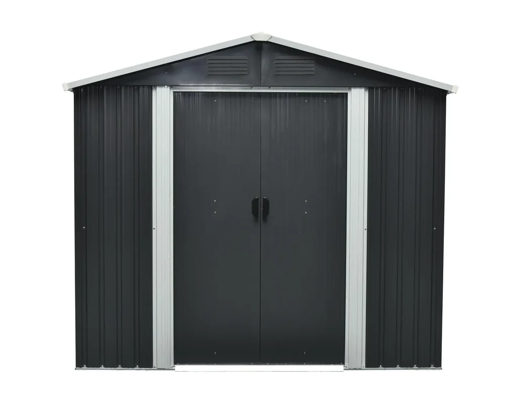 Tool shed Dresden II 86, slate/cream