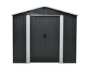 Tool shed Dresden II 86, slate/cream