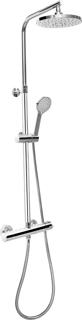 CORNAT PERFECT NEO, Cool-Touch shower system with thermostatic mixer, chrome