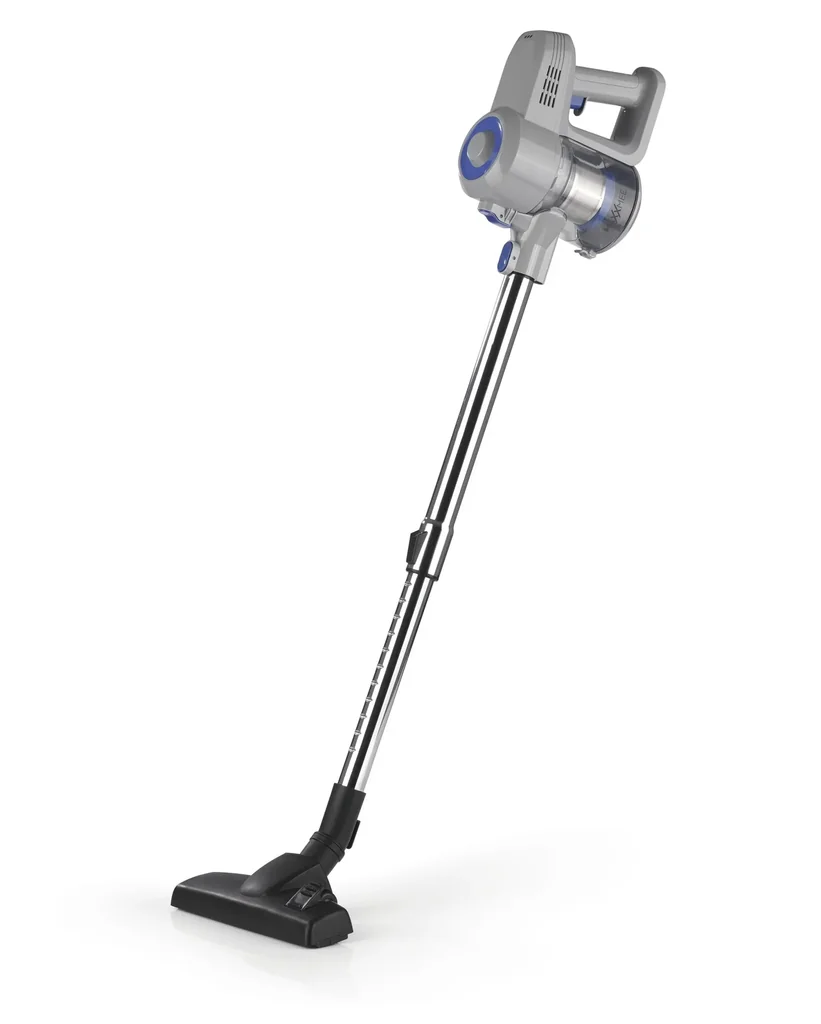 MAXXMEE cordless cyclone vacuum cleaner with up to 80 cm adjustable telescopic tube